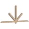 Ekena Millwork Kennewick Smooth Timber Gable Bracket, Douglas Fir, 96"W x 40"H x 3 1/2"D x 3 1/2"F, 10/12 Pitch GBW096X40X0404KEN00SDF - alternate 3